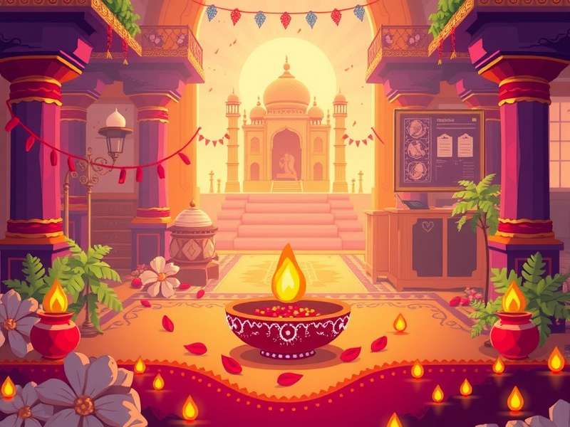 Pixel Fantasy Diwali Celebration